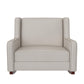 Hadley Double Rocker Chair Extra Wide for Complete Comfort - Beige