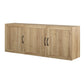 Basin Framed 54" Wall Cabinet - Natural