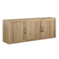 Basin Framed 54" Wall Cabinet - Natural