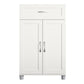 Lory Framed 2 Door/1 Drawer Base Cabinet - White