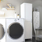 Lory Framed 60In Tall Storage Cabinet - White