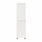 Lory Framed 60In Tall Storage Cabinet - White