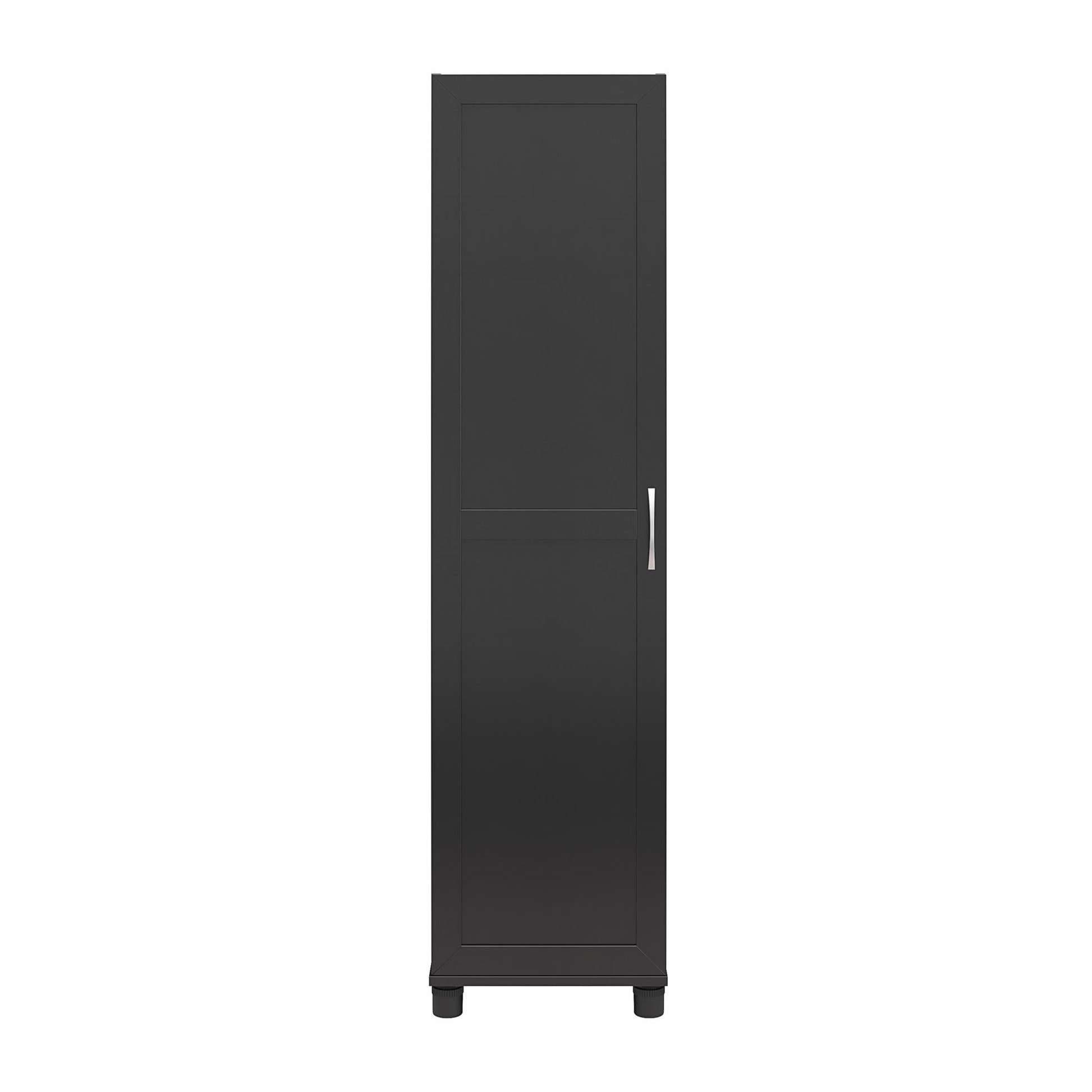Basin Framed 60" Storage Cabinet - Black