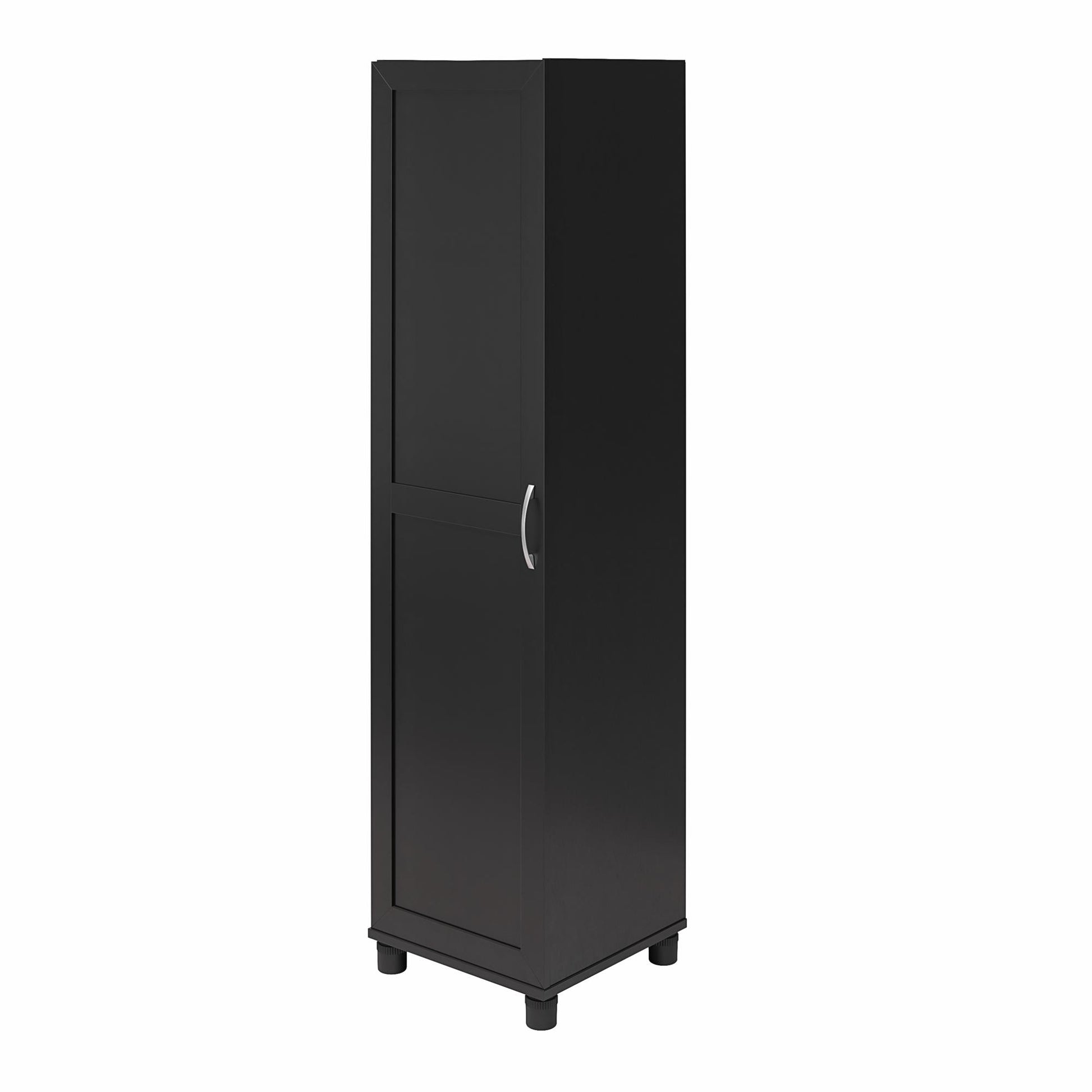 Basin Framed 60" Storage Cabinet - Black