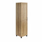 Basin Framed 60" Storage Cabinet - Natural