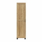Basin Framed 60" Storage Cabinet - Natural