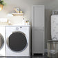 Basin Framed 60" Storage Cabinet - Dove Gray