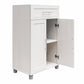 Camberly Framed 2 Door/1 Drawer Storage Cabinet, Ivory Oak - Ivory Oak