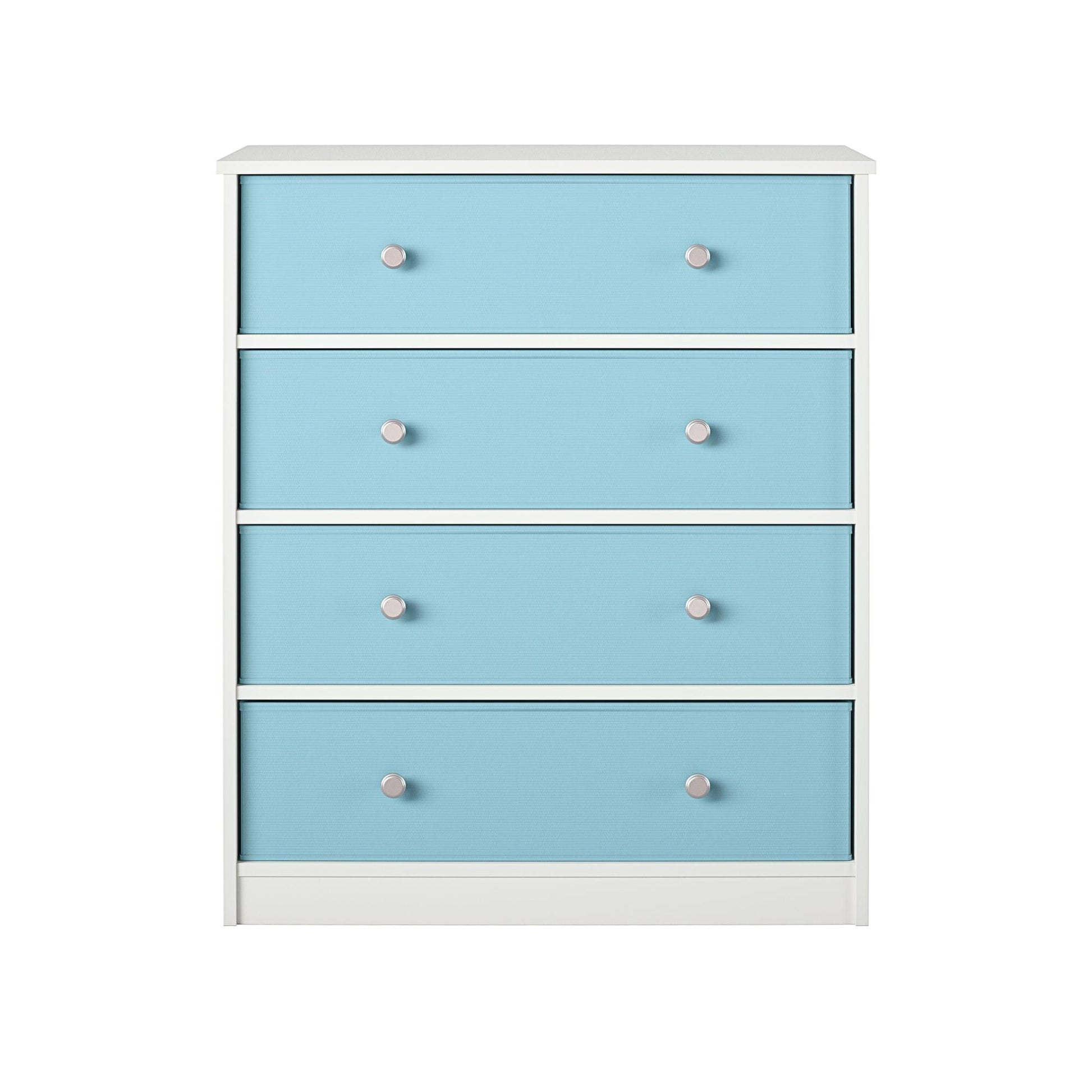 Mya Park Dresser with Fabric Bins - Light Blue