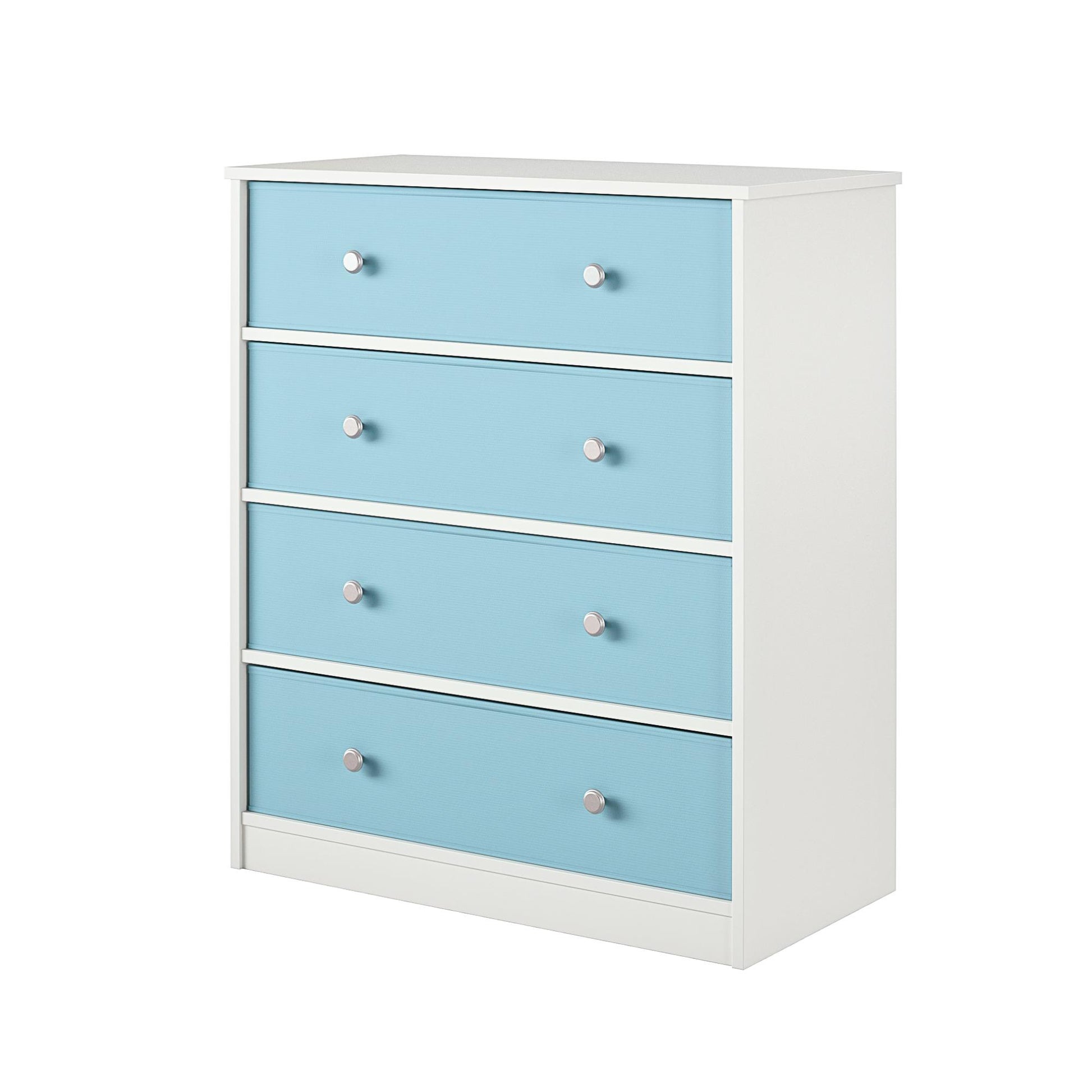 Mya Park Dresser with Fabric Bins - Light Blue