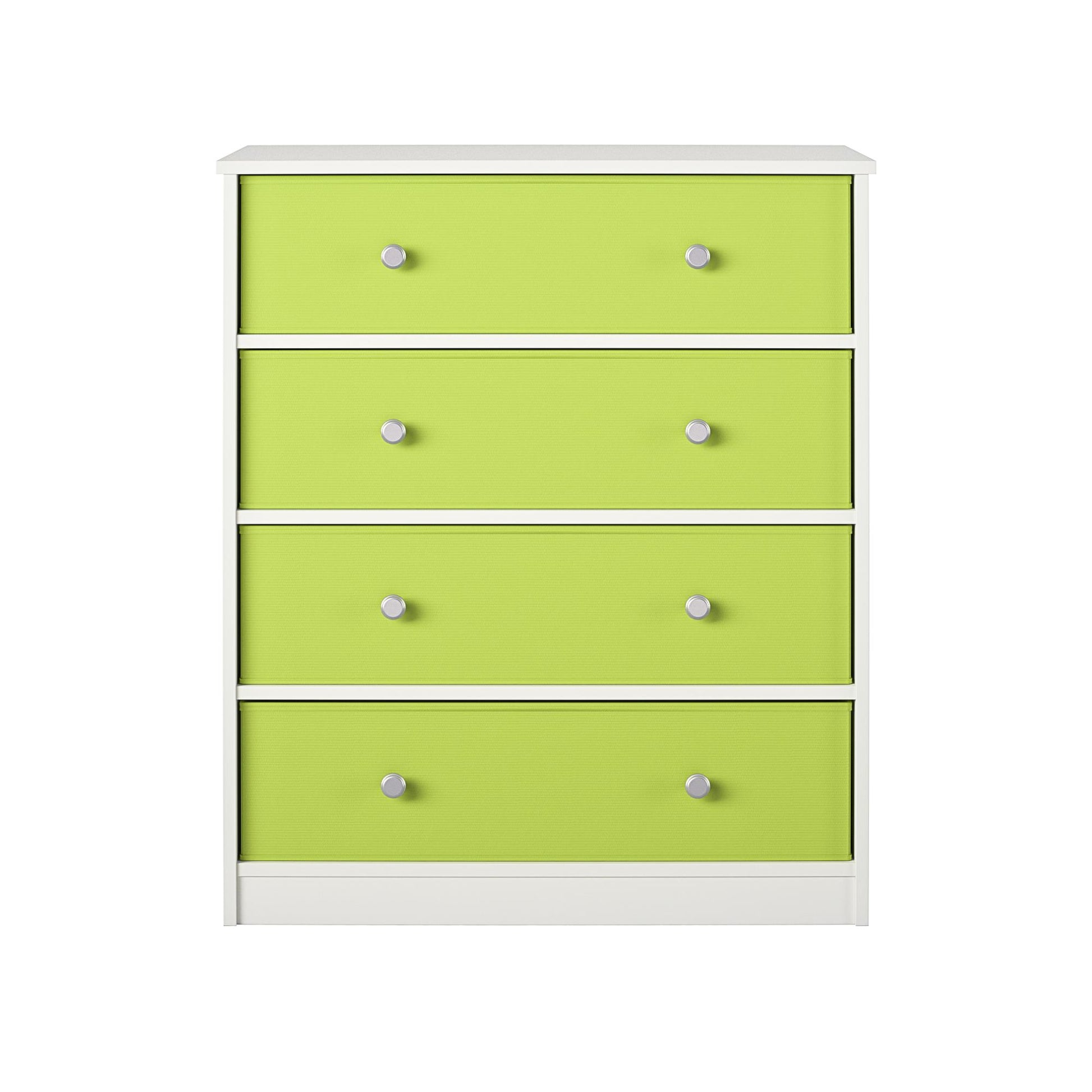 Mya Park Dresser with Fabric Bins - Apple Green