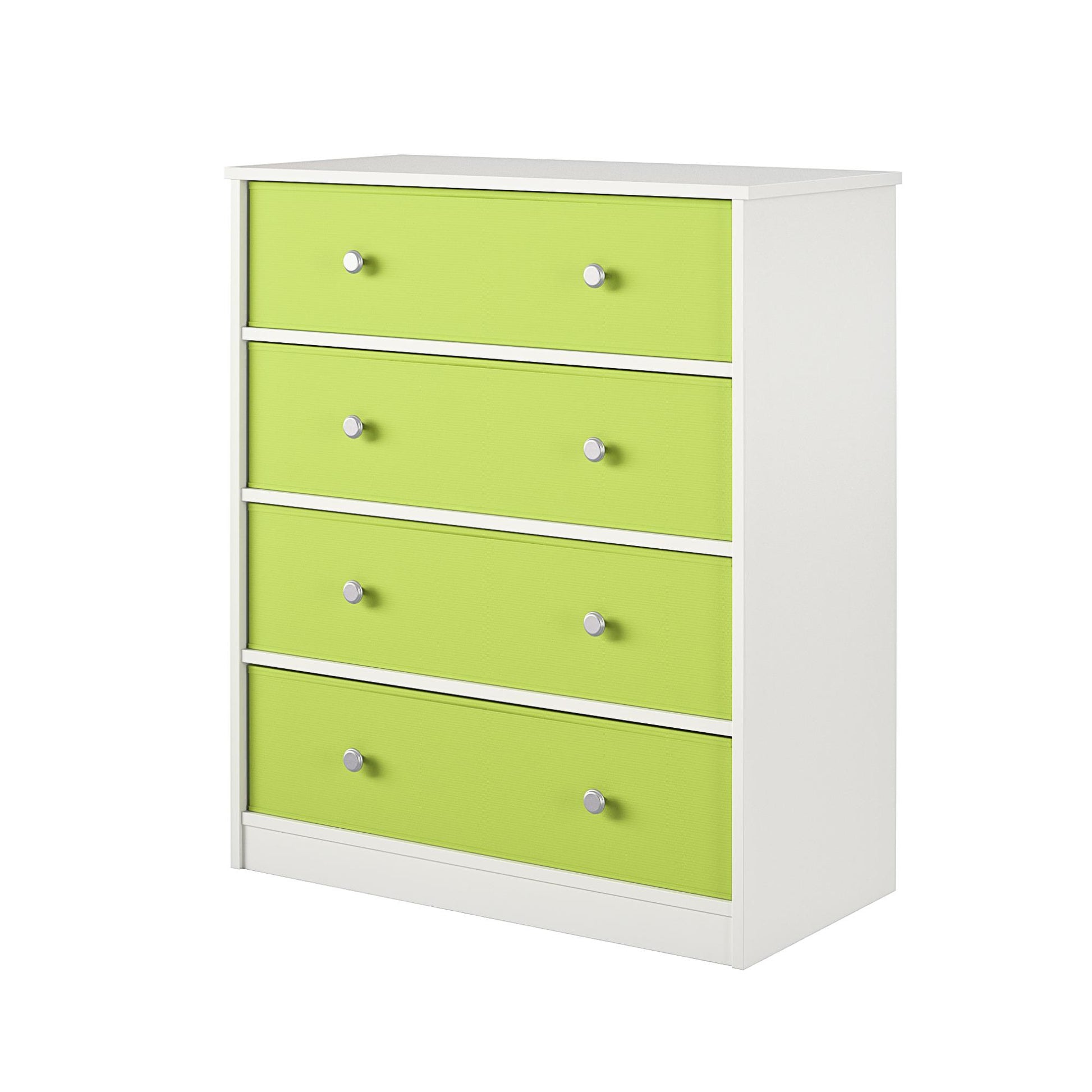 Mya Park Dresser with Fabric Bins - Apple Green