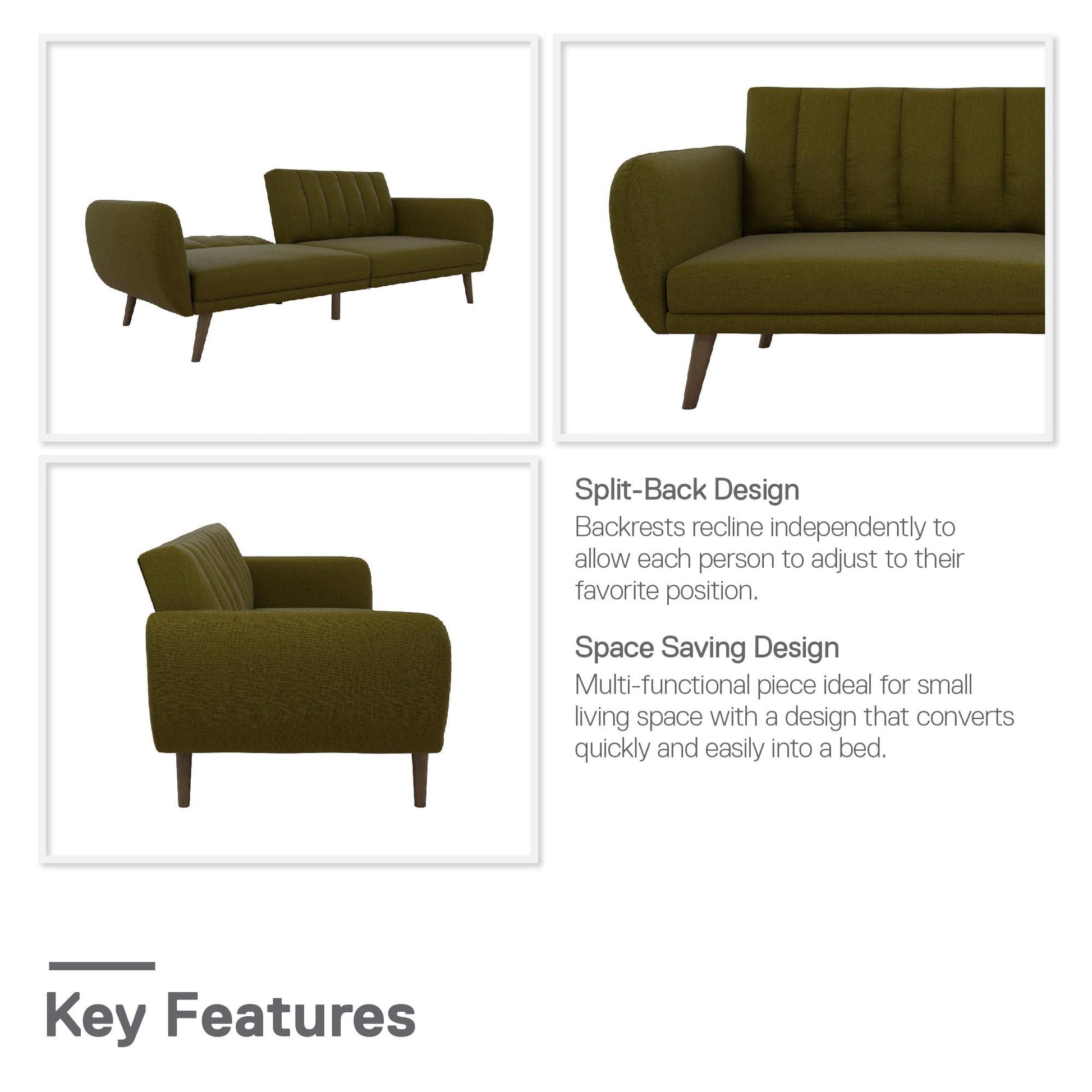 Brittany Futon - Green