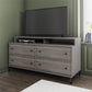 Kalissa Media Dresser for TVs up to 50", Gray Oak with Black - Gray Oak