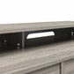 Kalissa Media Dresser for TVs up to 50", Gray Oak with Black - Gray Oak