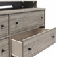 Kalissa Media Dresser for TVs up to 50", Gray Oak with Black - Gray Oak
