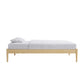 DHP Lorriana Wood Platform Bed, Twin Size, Natural - Natural - Twin