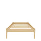DHP Lorriana Wood Platform Bed, Twin Size, Natural - Natural - Twin