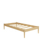 DHP Lorriana Wood Platform Bed, Twin Size, Natural - Natural - Twin