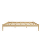 DHP Lorriana Wood Platform Bed, Queen Size, Natural - Natural - Queen