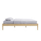 DHP Lorriana Wood Platform Bed, Queen Size, Natural - Natural - Queen