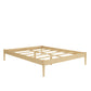 DHP Lorriana Wood Platform Bed, Queen Size, Natural - Natural - Queen