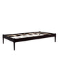 DHP Lorriana Wood Platform Bed, Twin Size, Espresso - Espresso - Twin