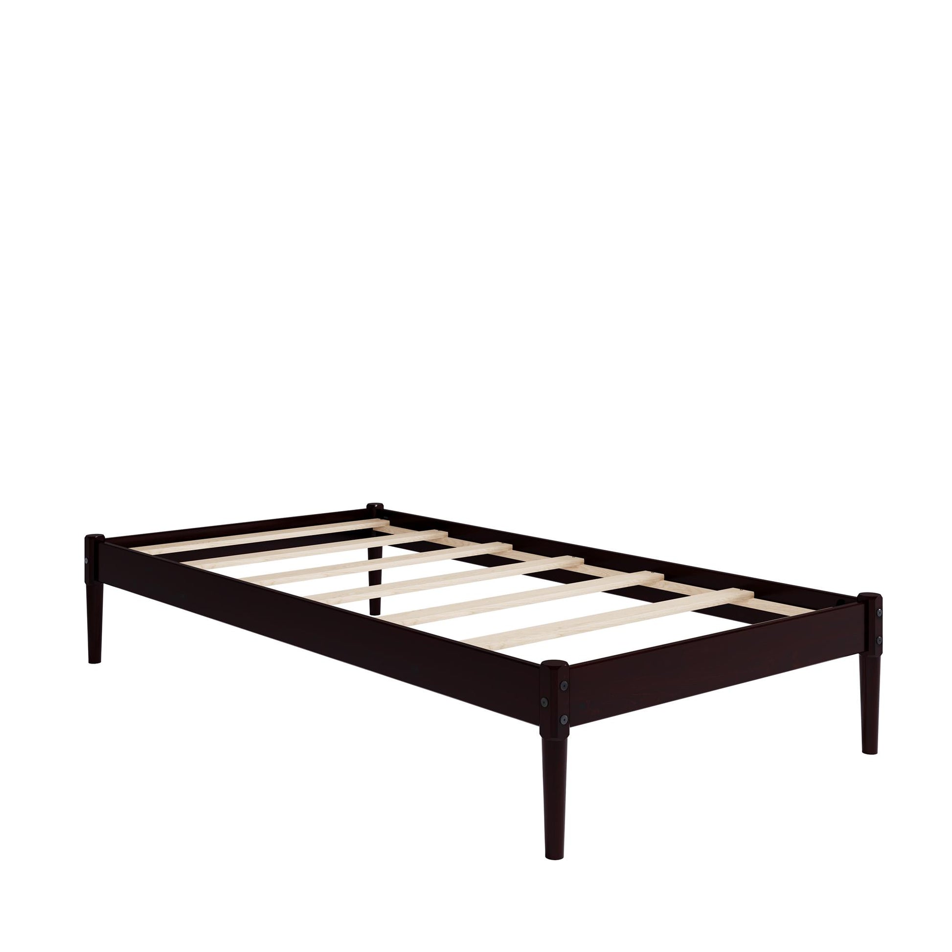DHP Lorriana Wood Platform Bed, Twin Size, Espresso - Espresso - Twin