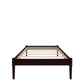 DHP Lorriana Wood Platform Bed, Twin Size, Espresso - Espresso - Twin