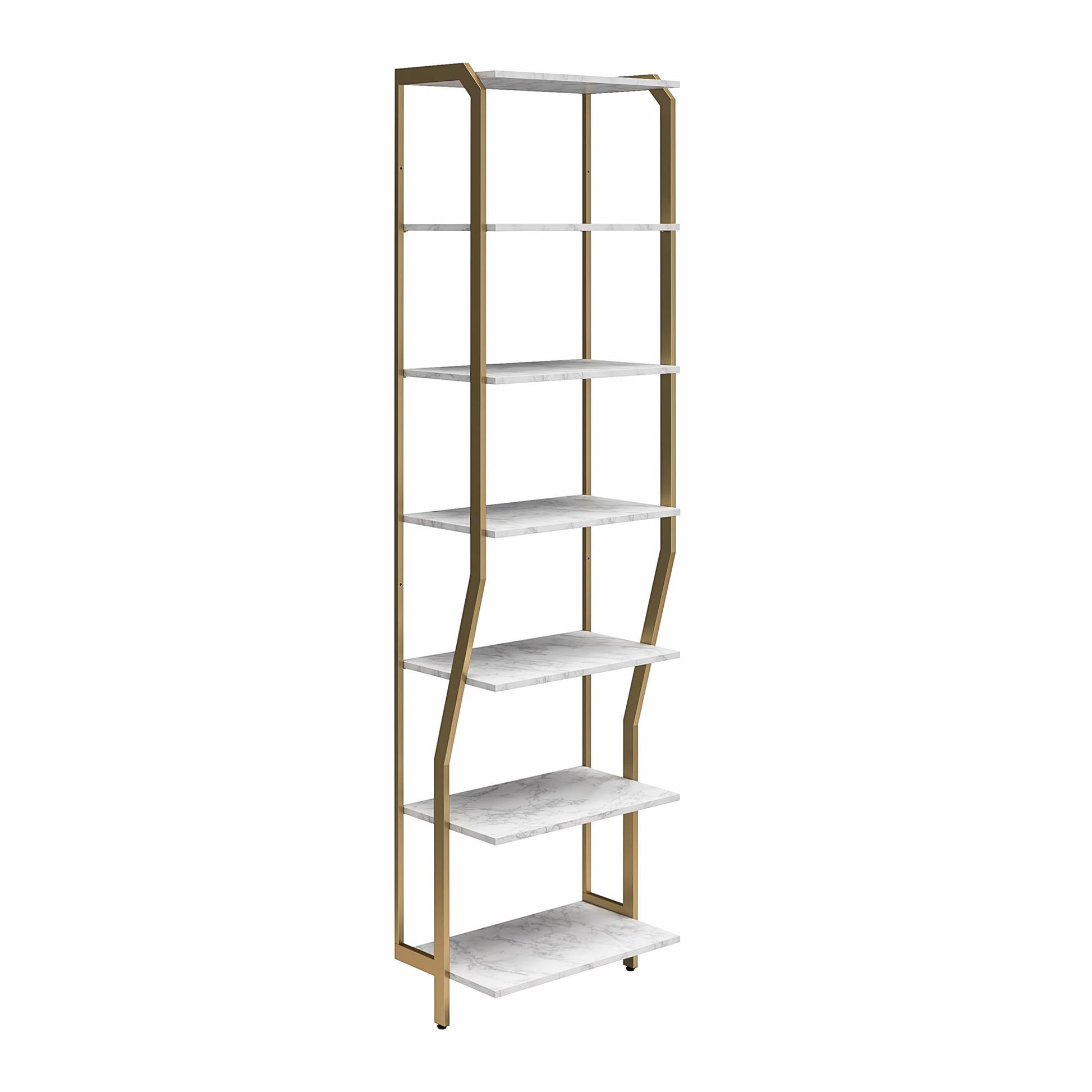 Gwyneth Closet - Shelves - White marble
