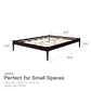 DHP Lorriana Wood Platform Bed, Full Size, Espresso - Espresso - Full