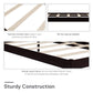 DHP Lorriana Wood Platform Bed, Twin Size, Espresso - Espresso - Twin