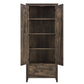 Farmington Rustic Farmhouse 30 Inch Wide Storage Cabinet - Rustic
