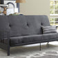 Harlow Metal Arm Full Size Futon - Gray - Full