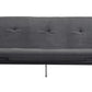 Harlow Metal Arm Full Size Futon - Gray - Full