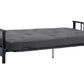 Harlow Metal Arm Full Size Futon - Gray - Full