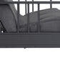 Harlow Metal Arm Full Size Futon - Gray - Full