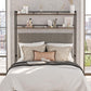 Beverly Full Size Over-The-Bed Storage - Walnut