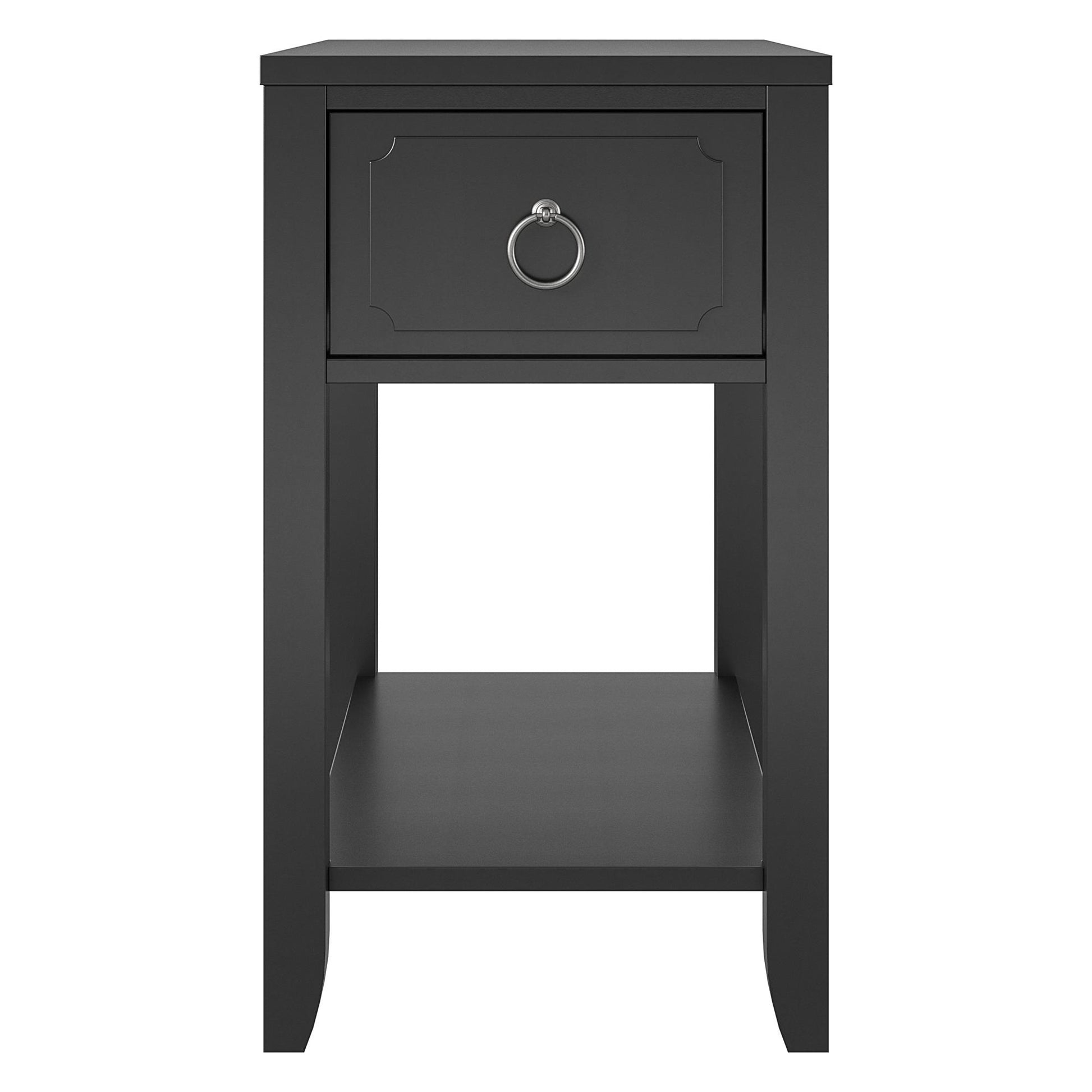 Her Majesty Narrow Side Table - Black