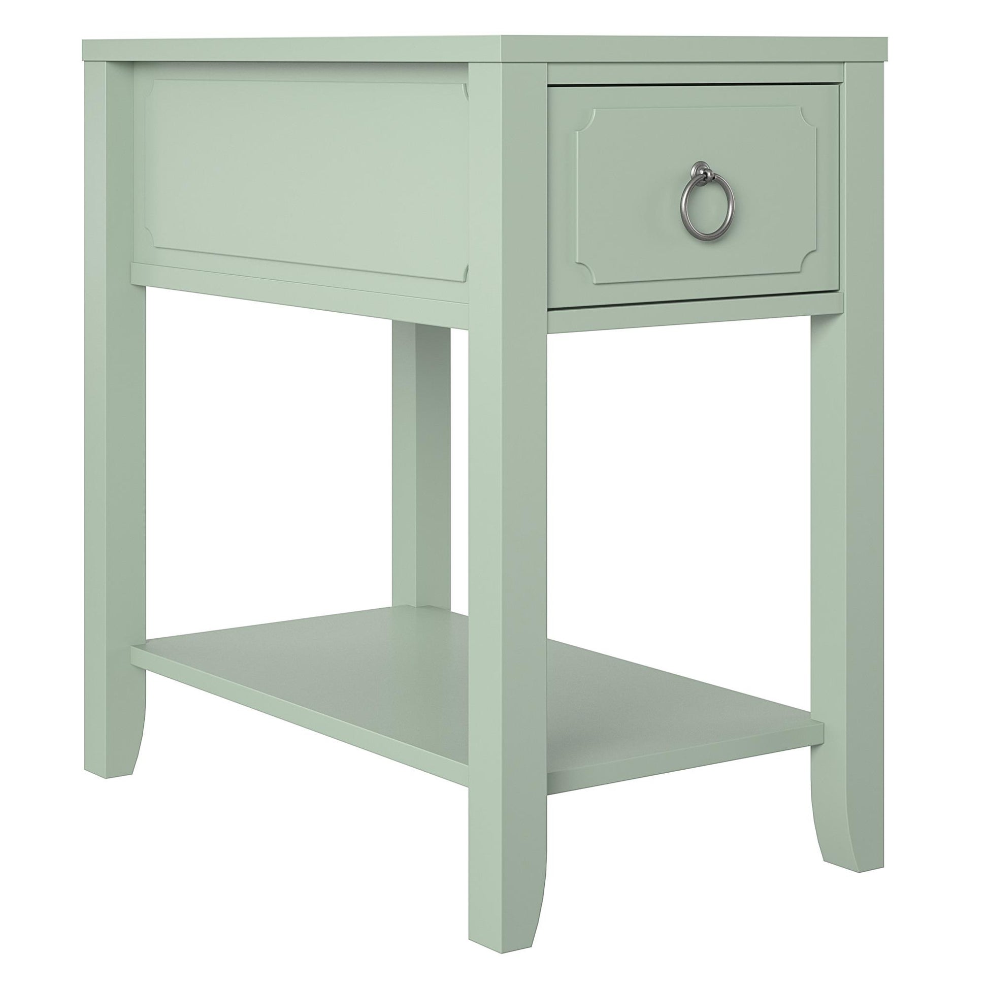 Her Majesty Narrow Side Table - Pale Green