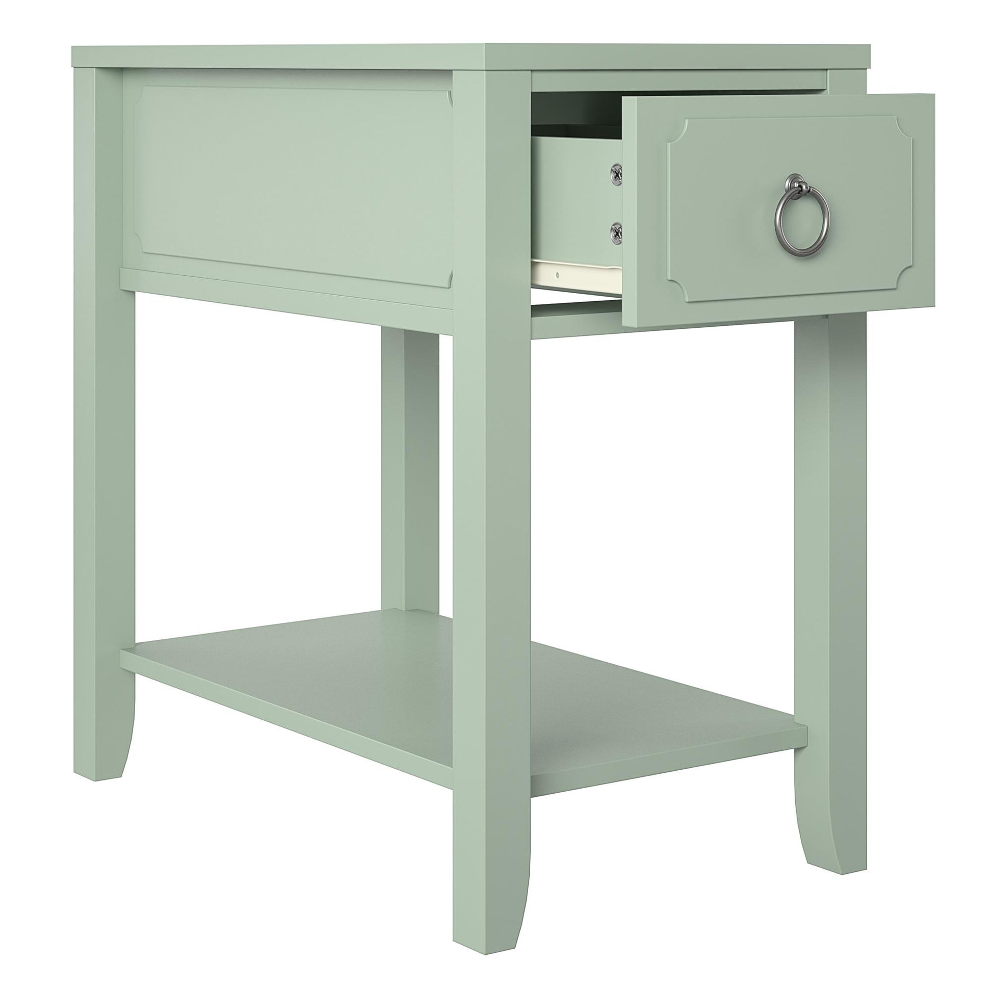 Her Majesty Narrow Side Table - Pale Green