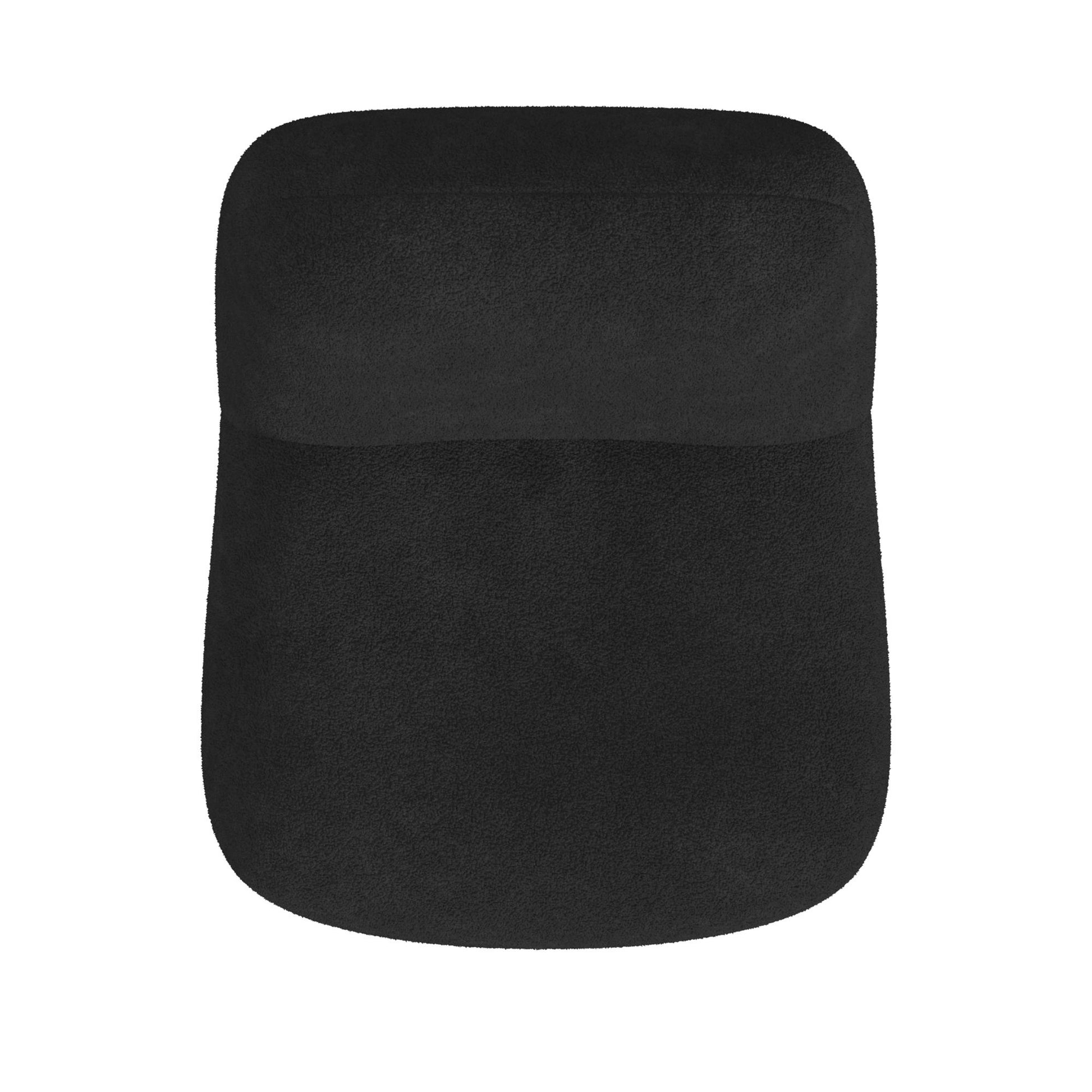 Crosby Boucle Swivel Chair - Black