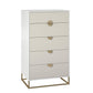 Kelly 5 Drawer Dresser - White