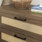 Lennon 2 Drawer Nightstand - Medium Brown