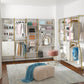 Gwyneth Closet - Shelves - White marble