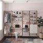 Gwyneth Closet - Shelves - White marble