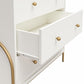 Anastasia 5 Drawer Dresser - White