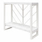 Brielle Console Table - White marble