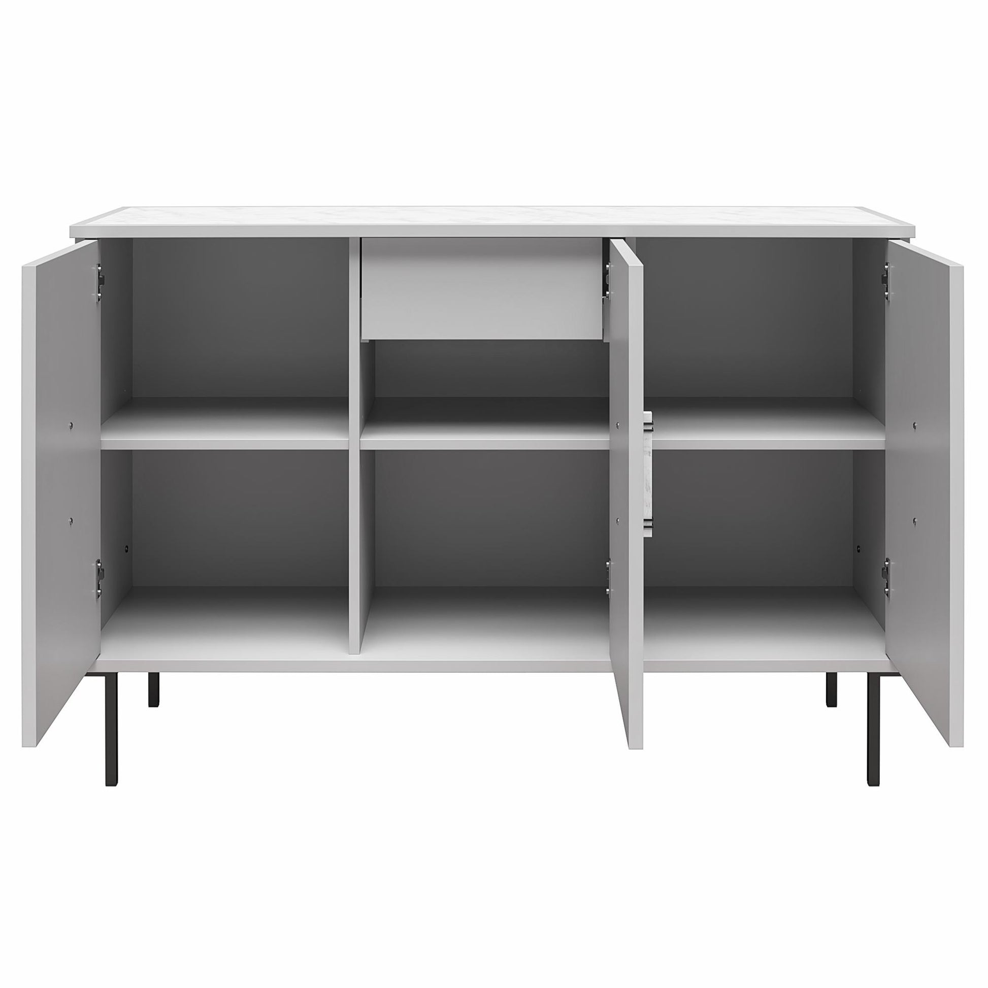 Liberty 3 Door Accent Cabinet - Dove Gray