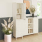 Mission District 2 Door Cabinet - White
